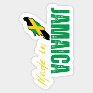 Jamaica flag, jamaican flag Sticker